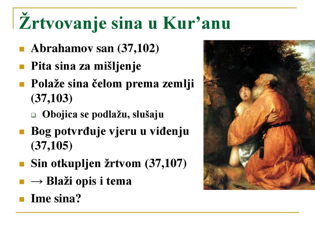 Abrahamova Ku Nja U Bibliji I Kuranu Ppt